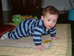 Doing push-ups