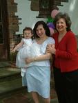With mom and grandma