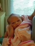 Olivia after bath