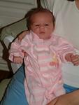 Olivia in her jailhouse outfit