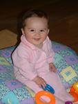 Olivia sitting up