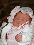 Olivia in coming-home outfit