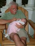 with Grandpa Mahoney