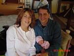 Stella with her parents